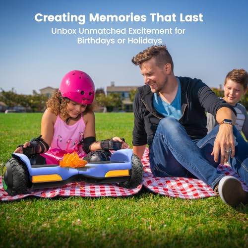 Gyroor G13 All-Terrain Hoverboard with Bluetooth & LED Lights Gift,Blue - image 7