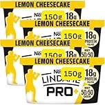 Lemon Cheesecake Yoghurt 18g of protein per pot 150g Lindhal-Kvarg (4x150g)