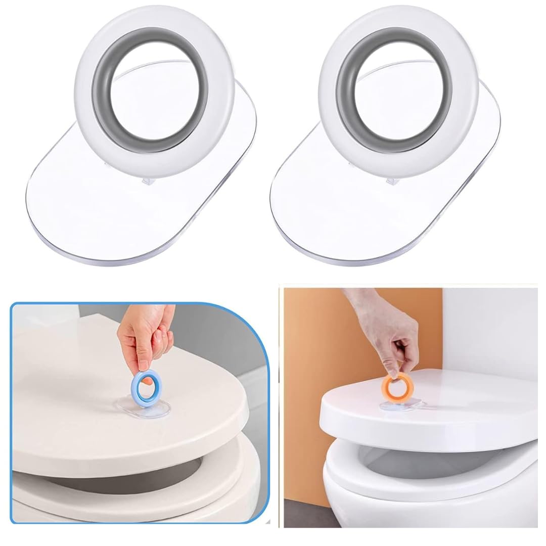 Jaimin Creation Toilet Lid Lifter,Portable Self-Adhesive Toilet Lid Lifter Handle,Toilet Seat Holder Clip Up,Avoid Contact Toilet Lid Lifter - Door Handle (1 Pcs) (B0D9SS3YP5) Amazon Price History, Amazon Price Tracker
