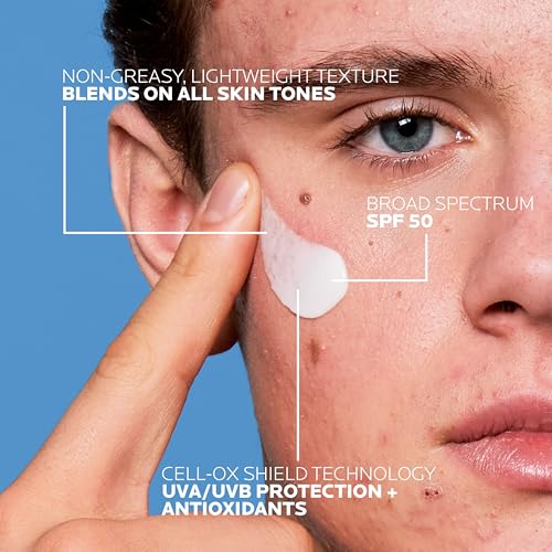 Image of La Roche Posay Anthelios UV Sunscreen SPF 50, Daily Sunscreen for Face in 3 Formulas, UV Tone with Niacinamide, UV Hydra with Hyaluronic Acid, UV Clear with Azelaic Acid, Broad Spectrum Invisible SPF