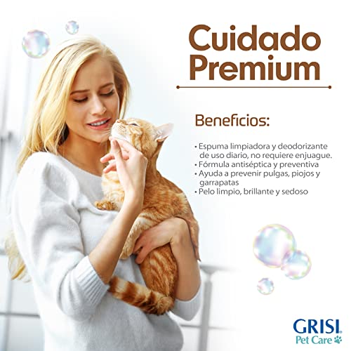 Gato Consentido - Foam de Limpieza en Seco, Shampoo en Seco para Gatos, Ideal para Mantener la Higiene de tu Mascota, 150 ml - Imagen 6