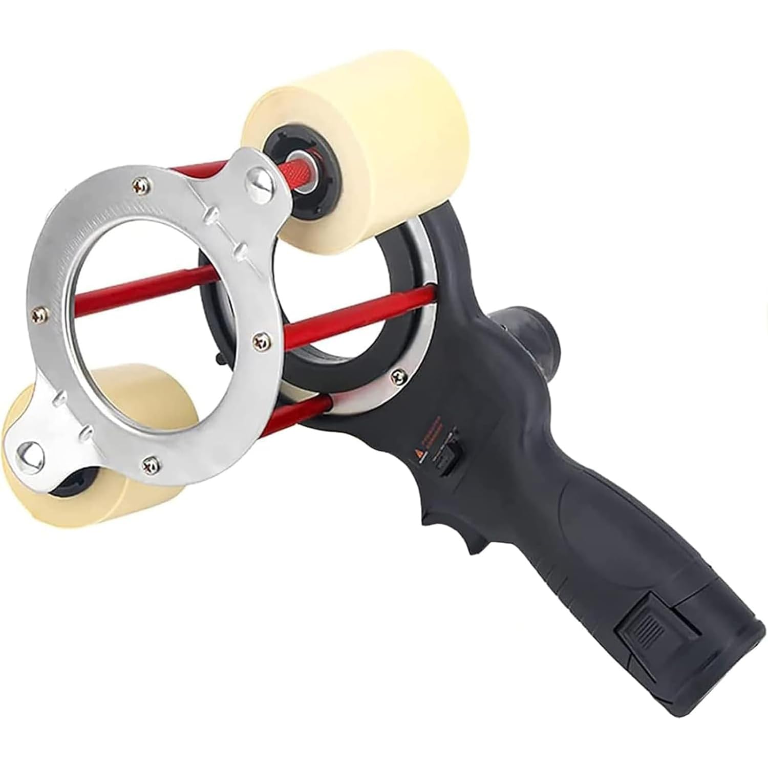 27W Air Conditioning Pipe Automatic Winding Machine, Electric Tape Wrapping Machine, Rotation Speed 70~380 R/min, Cable Tie Adjustment Distance 5-10cm, for Air Conditioner Pipes, Hoses