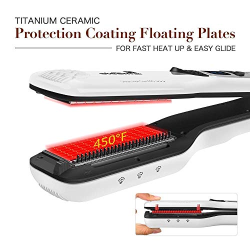 Plancha de Pelo Profesional con Vapor y Pantalla LCD miniatura 4