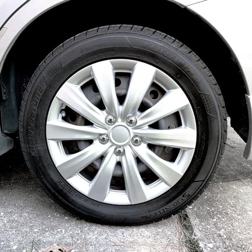 Image of BDK Hubcaps Wheel Covers for (2011-2013) Toyota Camry 16 Inch Hubcaps Set of 4, Snap-on Direct OEM Replacement for Toyota Corolla Hubcaps 16 Inch Wheel Covers Impact-Resistant High Durability