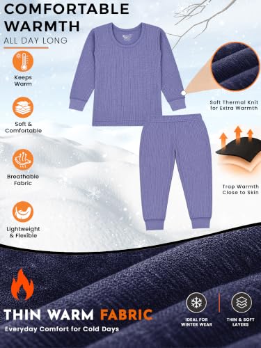 Image of Bodycare Insider Anti-Bacterial Solid Kids Thermal Top & Bottom Unisex Set