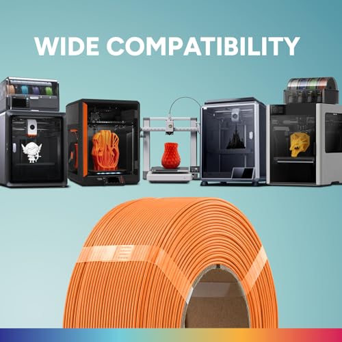 Image of OVERTURE High Speed Refill PLA 1.75mm Filament, 1kg Orange