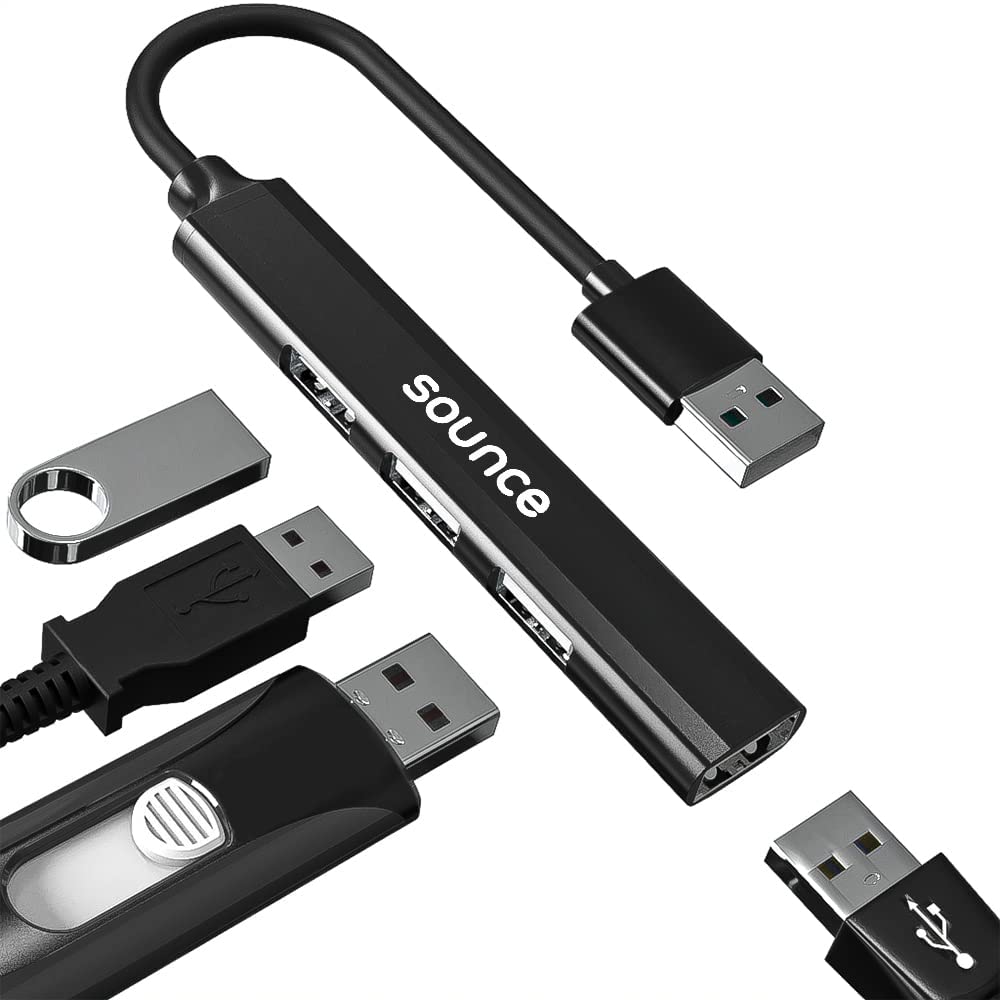 Sounce 4-in-1 Portable USB Hub (Type-A to 4 USB-A Ports) with Aluminum Shell, USB Port Hub 3.0 Compatible for PC, Tablet, and Smartphone (B09WRMRN7Q) Amazon Price History, Amazon Price Tracker