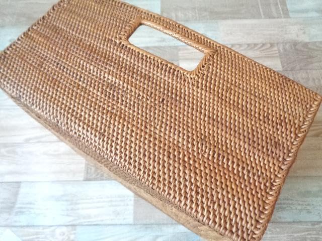 Amazon.co.jp: B4長方形ケース無地取っ手付アタバリ島1466.2