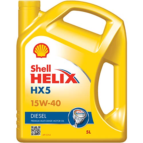 Image of Shell Helix HX5 15W-40 API CH4 Premium Mineral Engine Oil for Diesel Cars (5 L)
