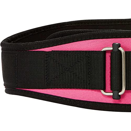 Schiek 4 3/4 Lifting Belt Medium - Pink #TOP3