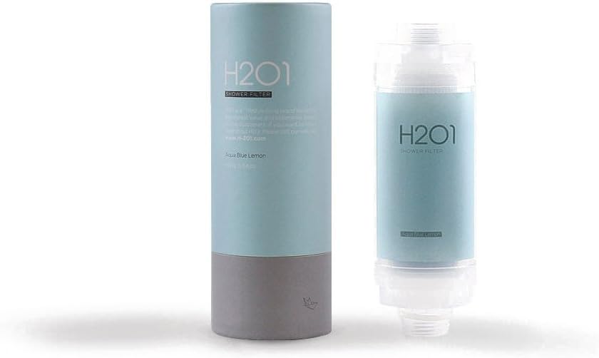 H201 Vitamin C Aroma Fresh Shower Filter , 5.6 oz (Aqua Blue Lemon)