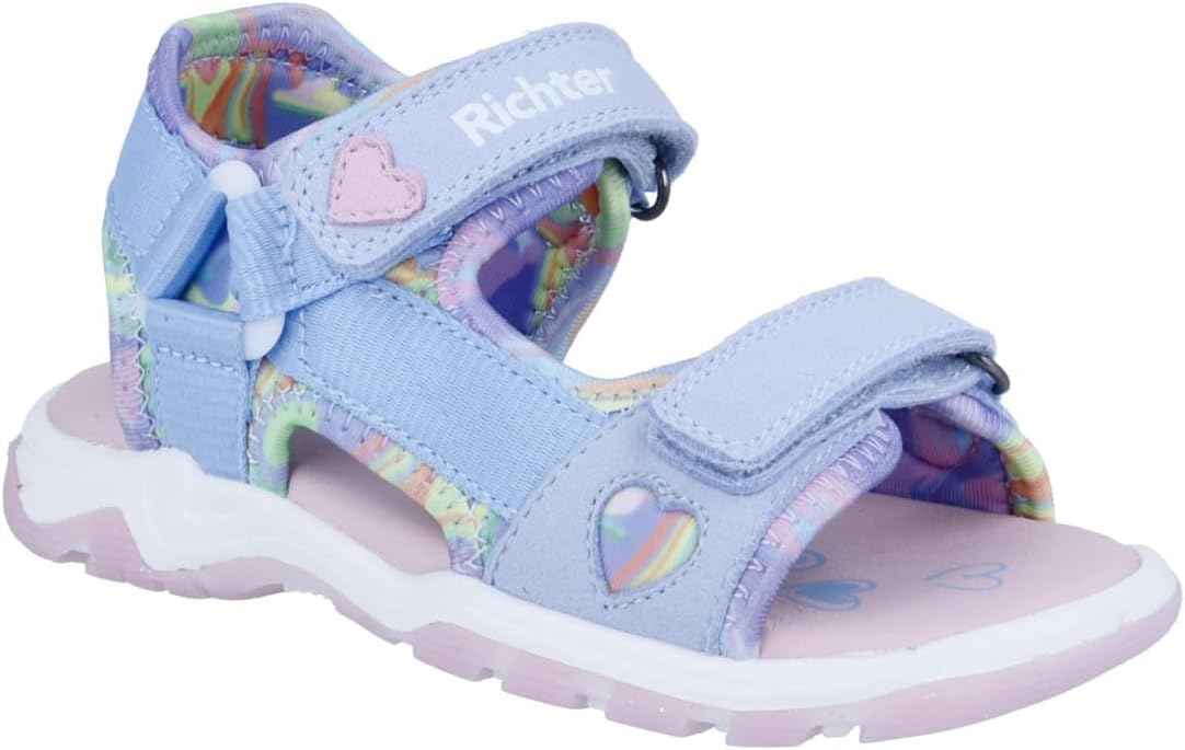 Meisjes Sandalen Richter Kinderschuhe Mädchen Schnürstiefel Grau Freizeit Leonie Sandaal Klittenband Leren Voetbed Meisjes Sandalen Richter Kinderschuhe Mädchen Schnürstiefel Grau Freizeit Leonie Sandaal Klittenband Leren Voetbed