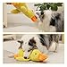Dimvida Quack Duck Dog Toy, Indestructible Durable The Mellow Dog Calming Duck Dog Toy, Yellow Stuffed Duck Dog Chew Toys for Dogs Indoor Puppy (Yellow)