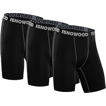 isnowood Compression Shorts for Men Spandex Running Workout Athletic Underwear