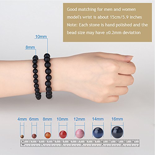 SUNNYCLUE naturale genuino opaca nebbia nero agata...