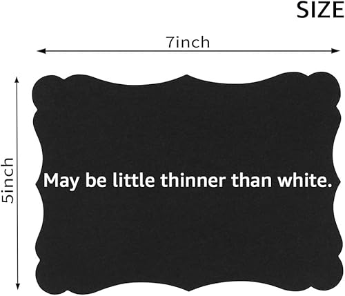 Miniatura 2 de Paquete de 50 tarjetas de papel kraft en blanco, cartulina, papel grueso, color marrón, tarjetas de felicitación para menús de tarjetas de regalo,