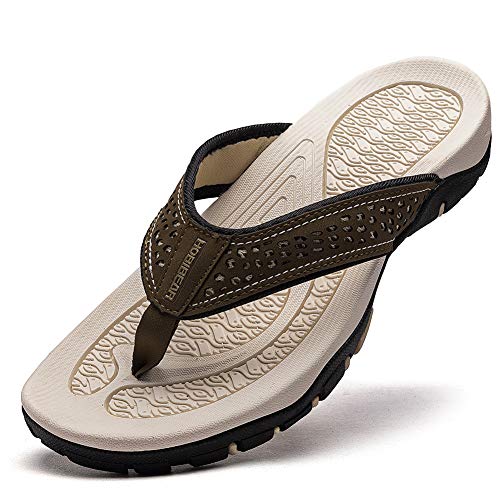 Image of GUBARUN Mens Sport Flip Flops Comfort Casual Thong Sandals Outdoor