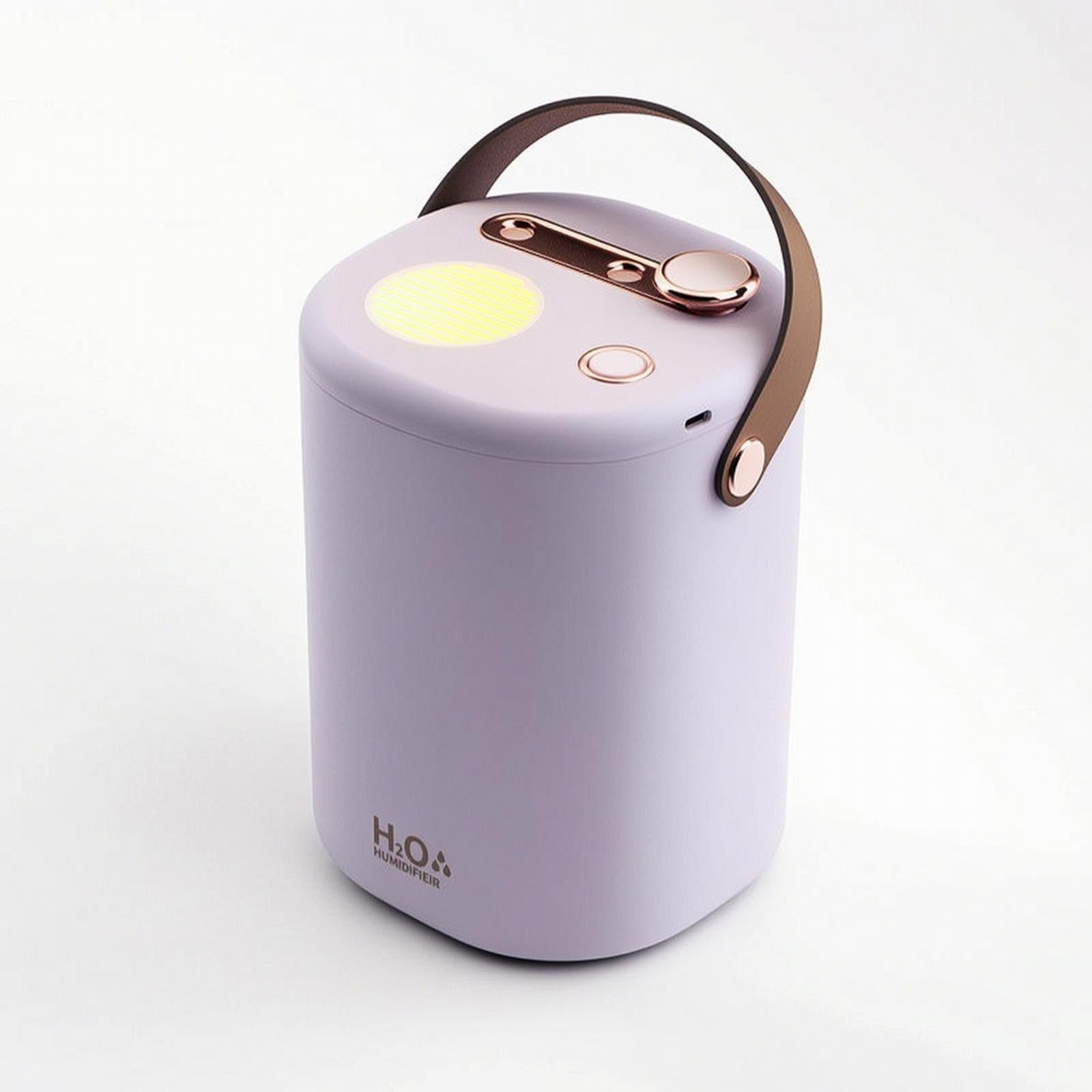 Desktop Humidifier Double Spray Double Nozzle Humidifier Compact Appliance for Office Workers, Light Sleepers, Desk, Bedroom Gray Rechargeable-image-18