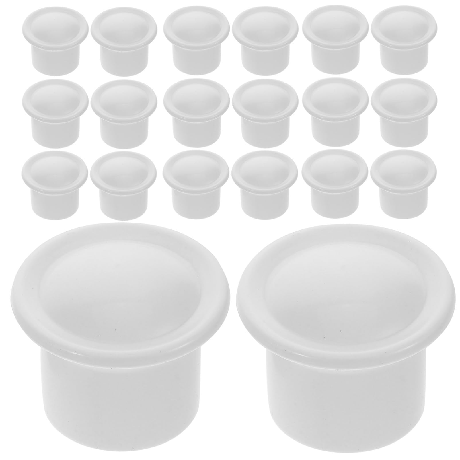 TOPBATHY 95pezzi Terminali per Aste per Tende Terminali in Decorativi per Trattamenti di Finestre per Binari per Tende