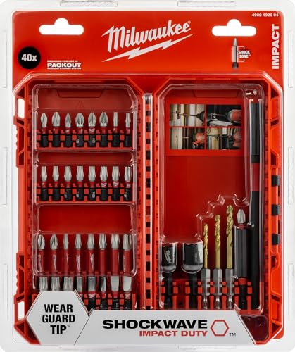 Milwaukee 4932492004 ensemble de forets de perçage/tournevis 40 pièces
