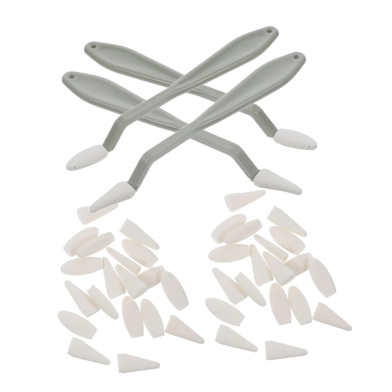 NUOBESTY Sponge Eraser Replacement Kit 2 Sets of Blending Stumps Drawing Sponge Sketching Wiper Artists Tool Pens for Art Beginners and Professionals