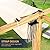 HAPPATIO 12' X 12' Wood-Grain Aluminum Pergola - Adjustable Sun Shade Canopy with Retractable Roof for Backyard, Deck, Patio, by The Pool (Beige)