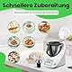 Inwee Teigmesser für Thermomix TM6, Mixmesser Ersatz Zubehör passend für Thermomix TM6,TM5,TMF, Edelstahl-Teigmischmesser, Kein Teig-Rückstand, Schnelle Reinigung, Ersatzteile für Thermomix Messer
