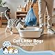 14 Stück Katzenstreu Nachfüllpackung, Nachfüllfolienringe Nachfüllbeutel kompatibel Nachfüllkasse für Litter Genie XL & LitterLocker Fashion & LitterLocker & LitterLocker II, 4,5 m (Ohne Kartusche)