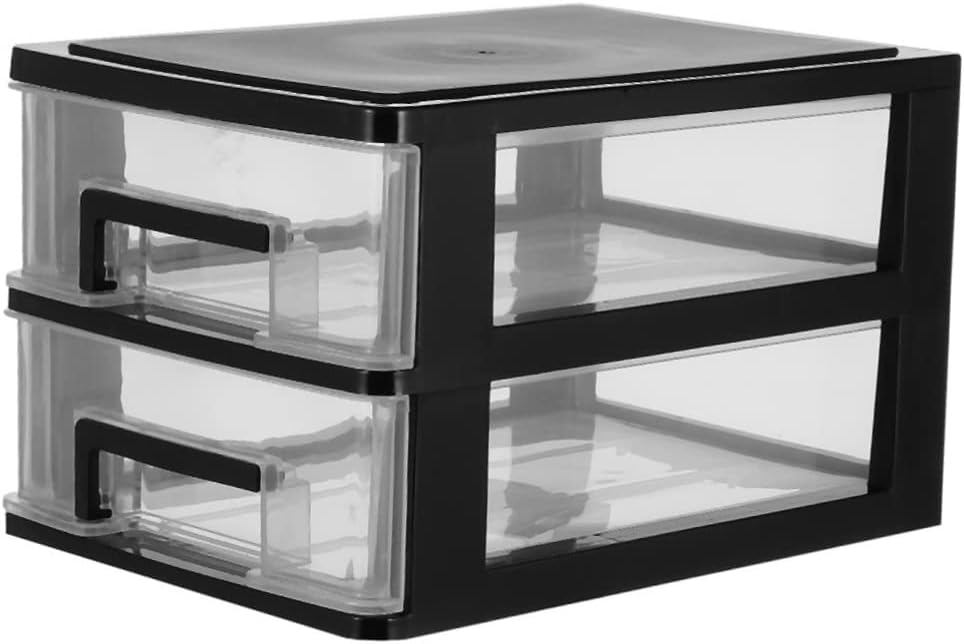 Drawer Type Closet Storage Plastic Storage Boxes Lids Organizing Drawers for Kitchen Bathroom