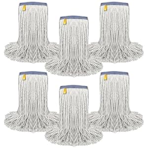 Kleen Handler Baumwoll-Nassmoppköpfe, 24 Stück