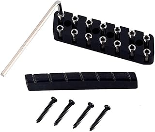 Alnicov Headless Gitarre 7 Saiten Sicherungsmutter Gitarren Tuning Zubehör Set
