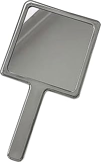 IMIKEYA Retro Handheld Beauty Mirror Square P...