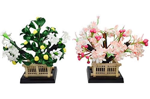 飾り花 優花30号 桜橘 ひな道具 木製井垣