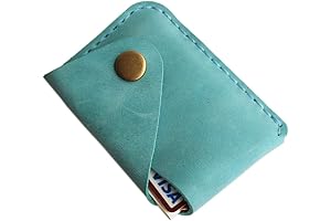 Genuine Leather Slim Card Organizer for Front Pocket