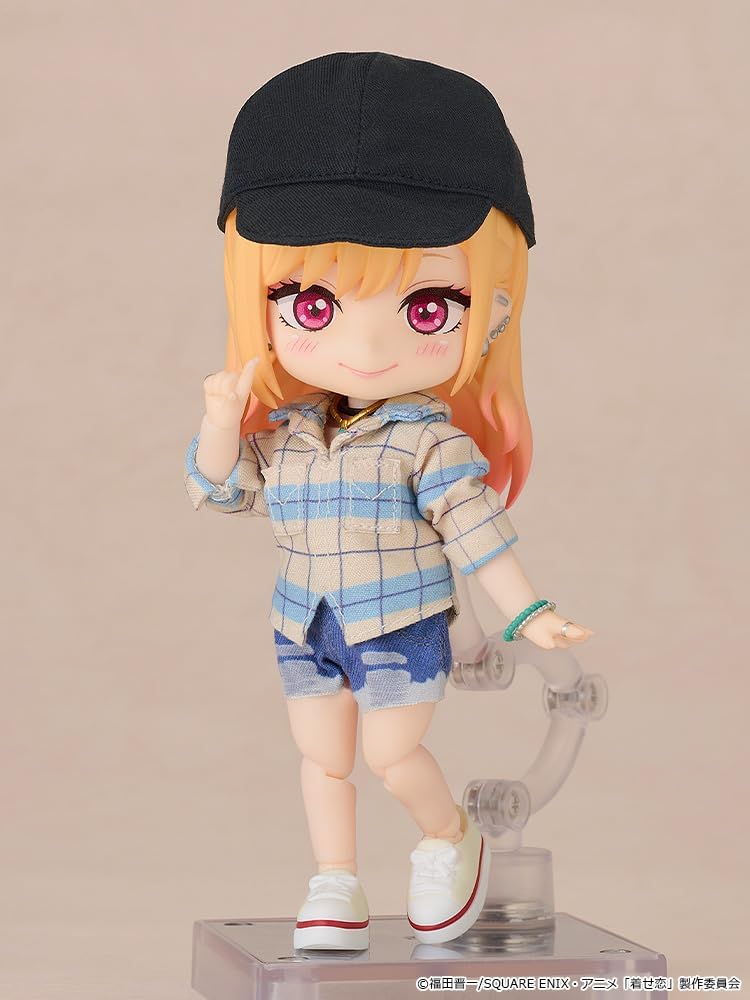 Good Smile Company TV Anime "Dressing Up Doll Is In Love" Nendoroid Doll Ayumu Kitagawa Plain Clothing Version, Cloth, Magnet, Plastic, Pre-painted Action Figure, Non-scale, Exclusive Base Included