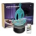 Produktbild AMTSKR Yoga Meditator 3d Nachtlampe Fernbedienung Usb-netzteil Smart Home Energy Spart 3d Dreidimensionale Dekorative Led-lampe