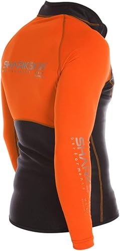 Miniatura 2 de Sharkskin Hombres Chillproof Performance Wear Camiseta de manga larga Rash Guard Buceo Deportes acuáticos Buceo Snorkeling