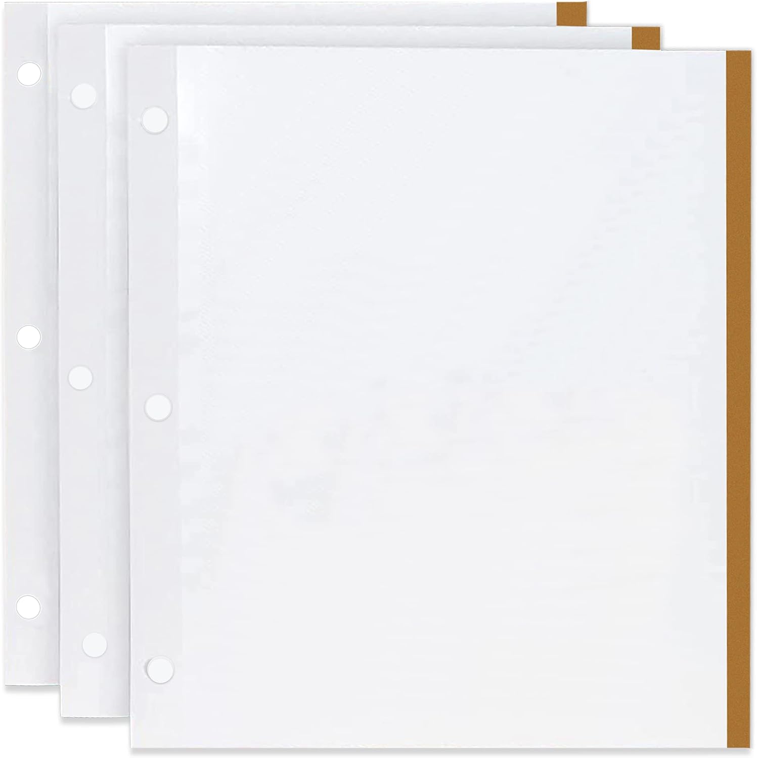 Meadowsweet Kitchens Self-Adhesive Magnetic Pages for Recipe Clippings for 3 Ring Binder Recipe Book - 12 Two-Sided Self-Adhesive Magnetic Protector Pages for Recipe clippings or Full Page Sheets