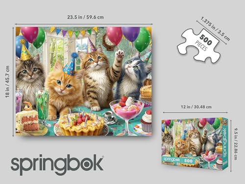 Rompecabezas Tema Fiesta de Gatos 3+ Anos miniatura 4