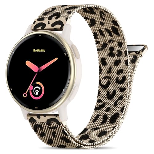 EverAct 20mm ���^���}�O�l�b�g Garmin Vivoactive 5 �E�H�b�`�o���h/Vivoactive 6/3/3 Music�Ή� �N�C�b�N�����[�X�X�e�����X�X�`�[�����b�V���X�g���b�v Venu Sq 2 & Forerunner 55/