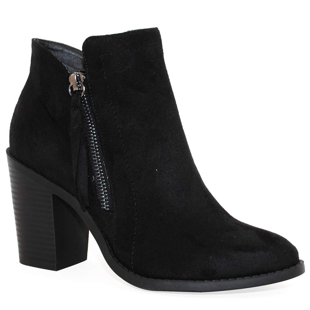 Womens Fashion Suede Booties
