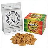 Granny's Confections Old-Fashioned Jalapeño Peanut Brittle 16oz (454g) – Spicy Premium Gourmet Candy