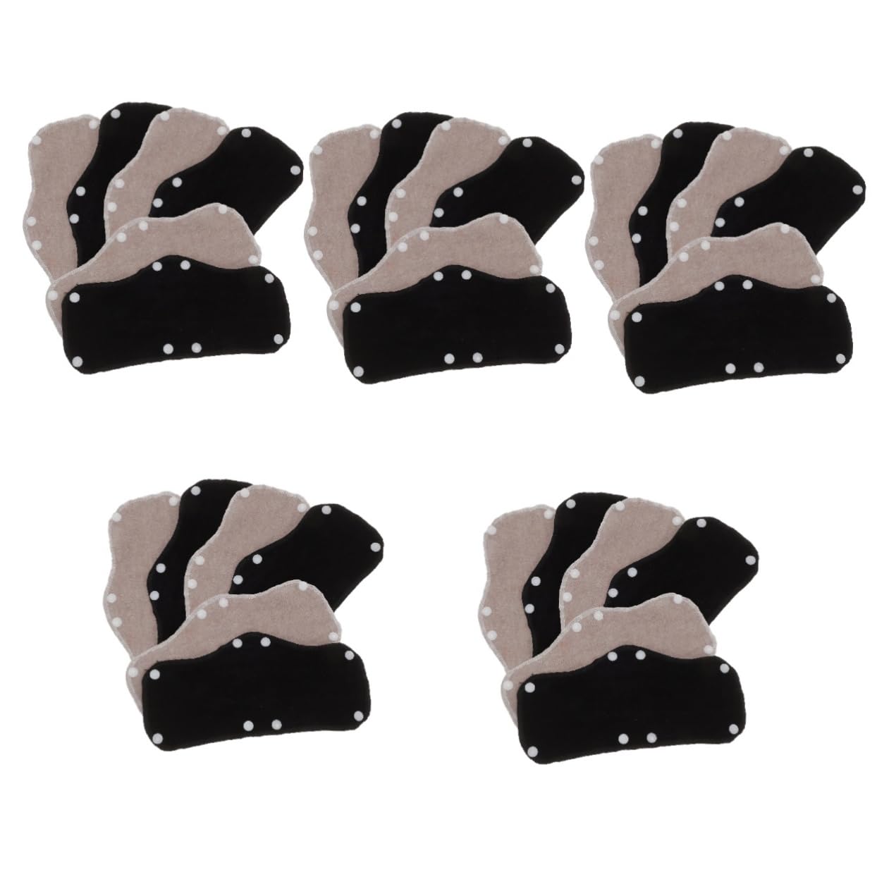 Hemobllo 30piezas Diadema Absorbente De Sudor para Casco Industrial Pack De Grises y Negros y Transpirable Compatible La Mayoría De Cascos De Seguridad