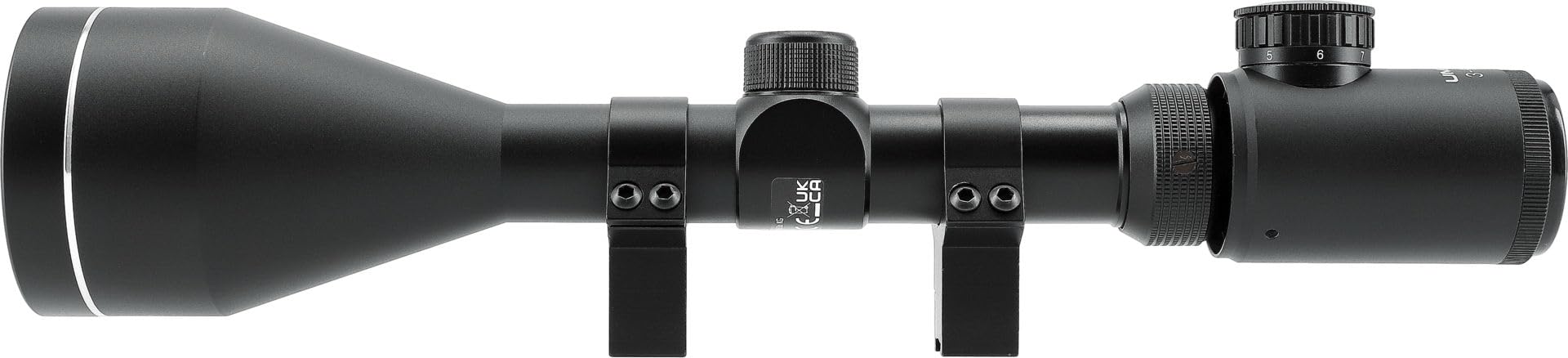 Walther RS 3-9 x 56 FI Zielfernrohr, beleuchtet | Ø 56 mm Objektiv, Für Luftgewehre, inkl. Montageringe