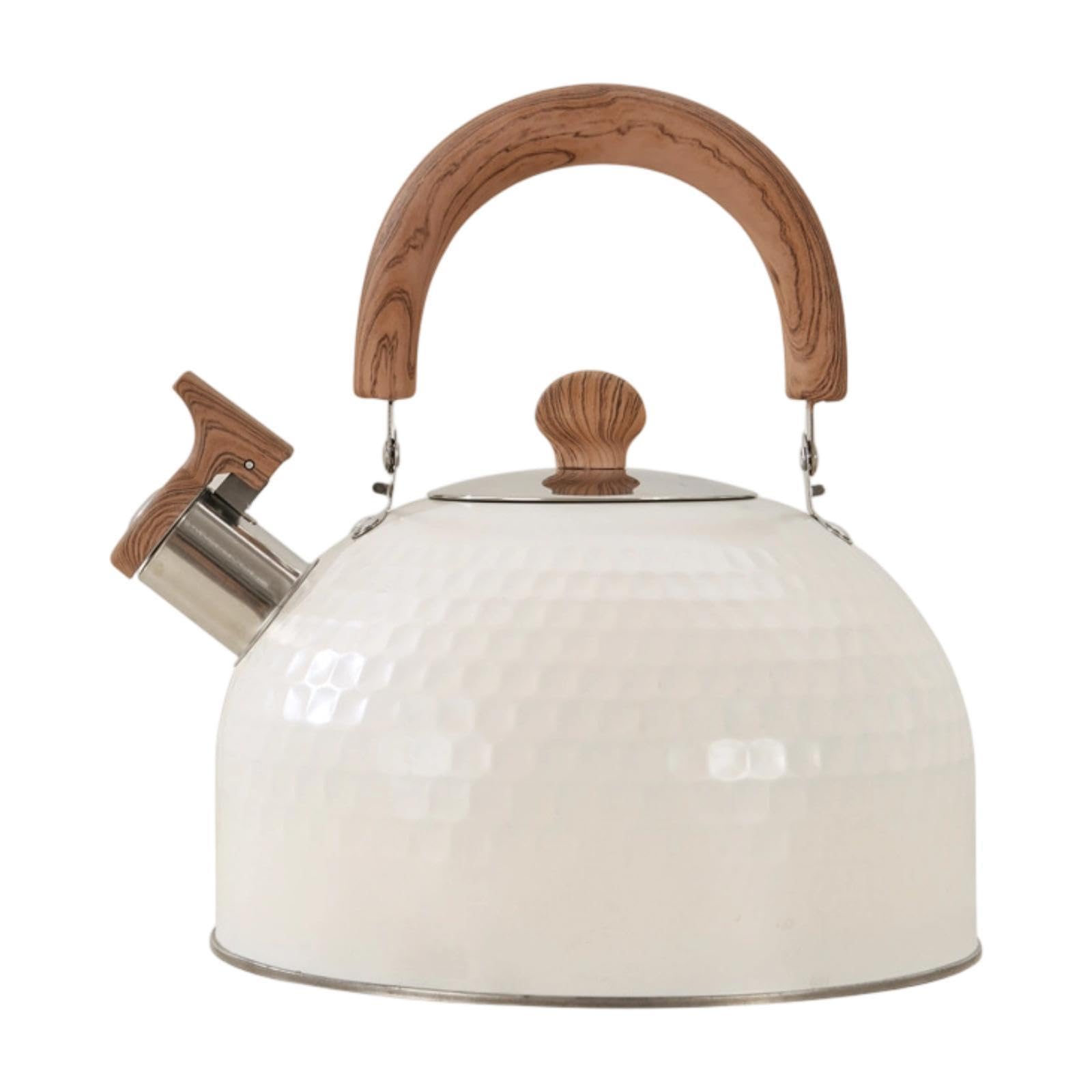 Bouilloire whistling en inox idéale pour le camping en extérieur et la maison