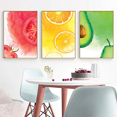 Peintures sur toile d'art de fruits POP le cadeau de decoration de cuisine ideal - 2
