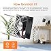 KEYFANCLUB 80mm Small Computer Fan with AC Plug, 110V 120V 220V 240V Fan with Speed Controller, Cooling for Gaming PC, Modem, Cabinet, Terrarium, Greenhouse