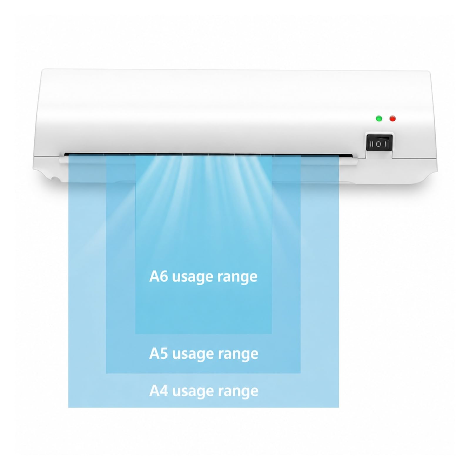 Laminator, Mini Maszyna Do Laminowania Zdjęć A4 do domu i biura | 260 W, Szerokość 230 Mm, 55–125 Mikronów, 1,1 Kg