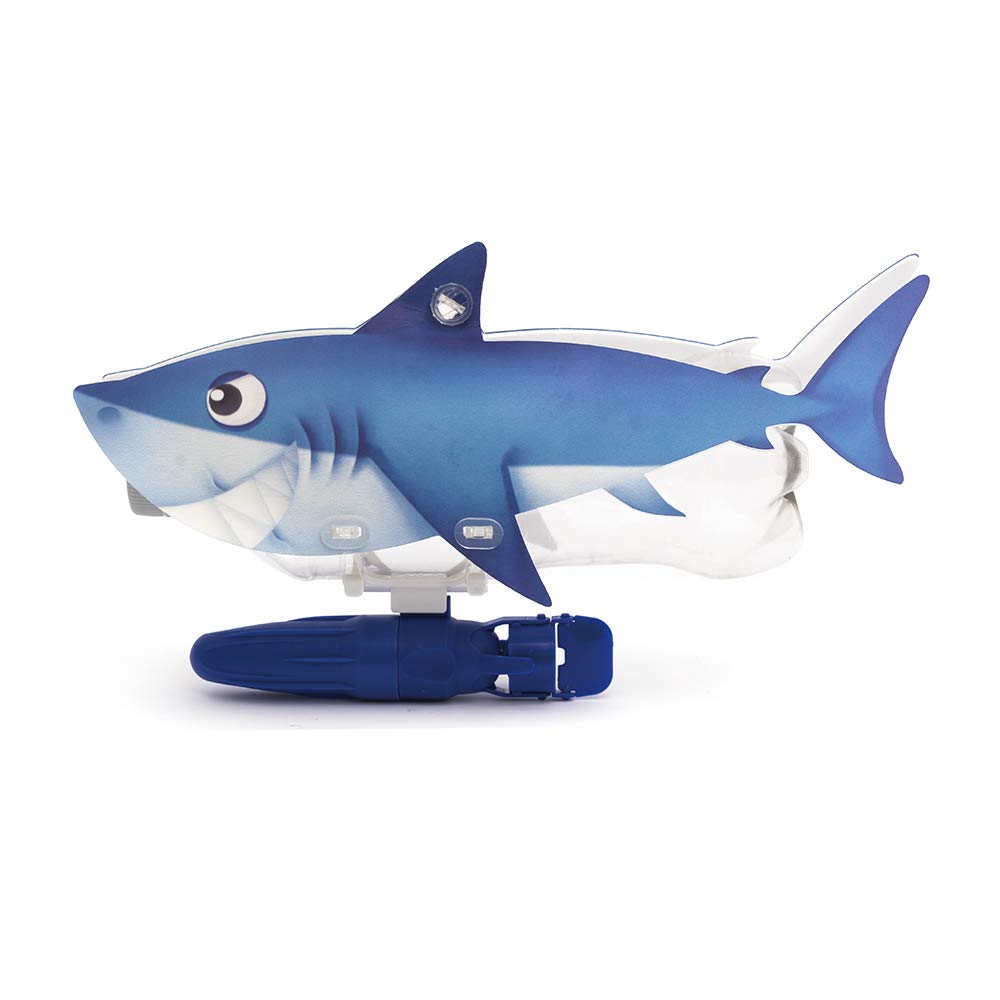 PLAYSTEAM White Shark & Squid Set with Underwater Propelling System
