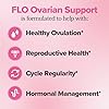 O Positiv FLO Ovarian Health Support - Hormone Balance for Women, Supplement with DIM, Myo & D-Chiro Inositol, Folic Acid - Supports Healthy Ovulation, Cycle Regularity - 30 Servings